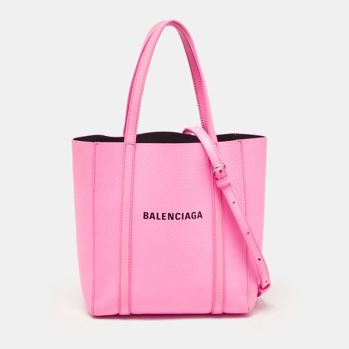 Balenciaga Neon Pink Leather XXS Everyday Tote - Balenciaga - Modalova