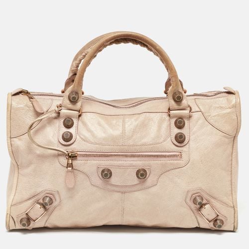 Balenciaga Cream Leather GGH Work Tote - Balenciaga - Modalova