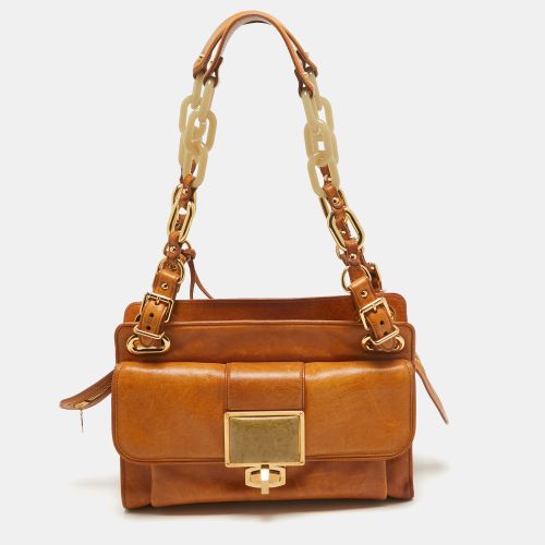 Balenciaga Tan Leather Cherche Midi Shoulder Bag - Balenciaga - Modalova