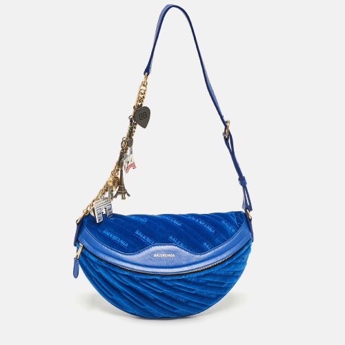 Balenciaga Blue Leather Souvenir Crossbody Bag - Balenciaga - Modalova