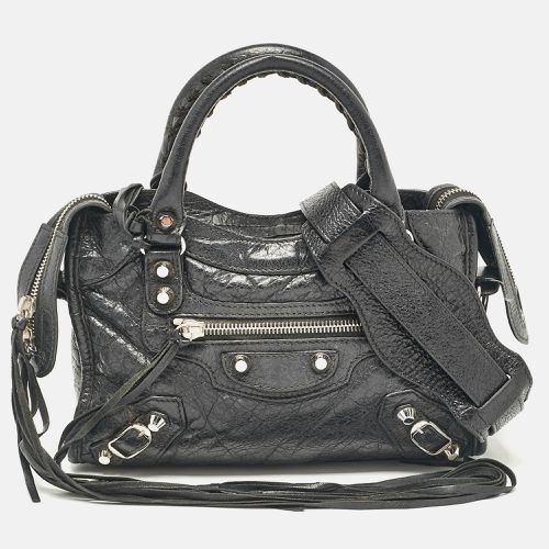 Balenciaga Black Leather Mini Classic City Bag - Balenciaga - Modalova