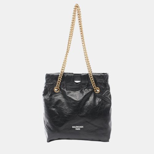 Leather Crush Small Tote Bag - Balenciaga - Modalova