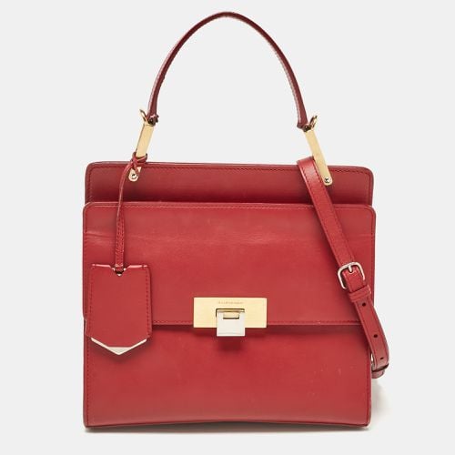 Balenciaga Red Leather Le Dix Cartable Top Handle Bag - Balenciaga - Modalova