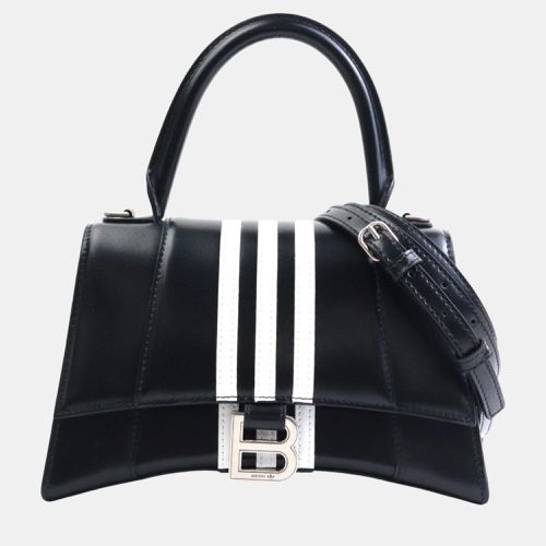 Balenciaga Leather Black Hourglass Small Handbag - Balenciaga - Modalova