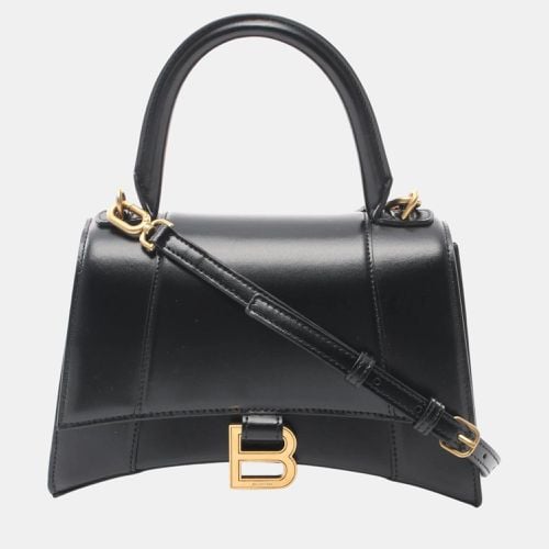 Balenciaga Leather Black Hourglass Small Handbag - Balenciaga - Modalova