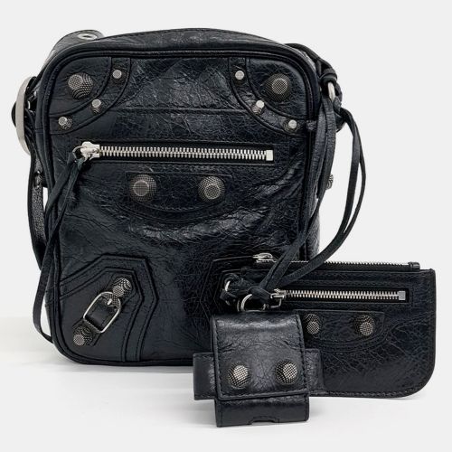 Balenciaga Black Leather Le Cagol Crossbody Bag - Balenciaga - Modalova