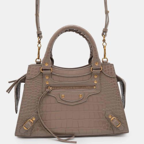 Balenciaga Beige Embossed Leather Neo Classic City Small bag - Balenciaga - Modalova