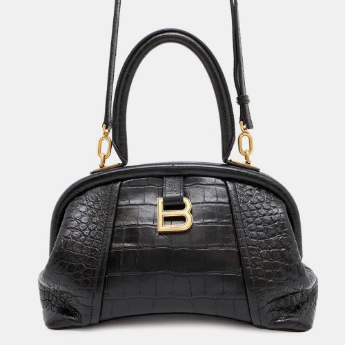 Balenciaga Frame Black Embossed Leather Shoulder Bag - Balenciaga - Modalova