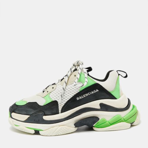 Balenciaga Multicolor Leather And Mesh Triple S Clear Sneakers Size 39 - Balenciaga - Modalova