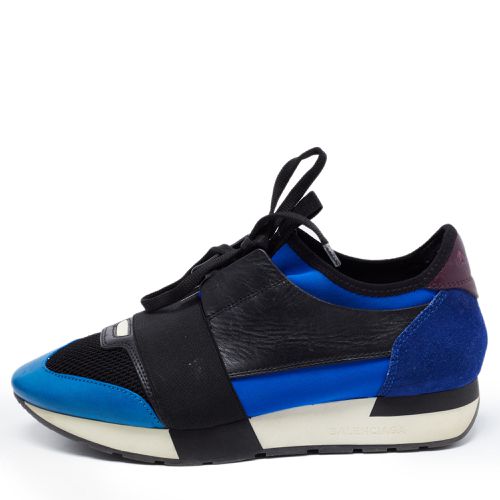 Balenciaga Multicolor Leather and Mesh Race Runner Sneakers Size 38 - Balenciaga - Modalova