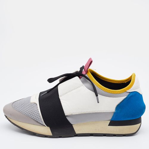 Balenciaga Multicolor Leather and Mesh Race Runner Sneakers Size 39 - Balenciaga - Modalova