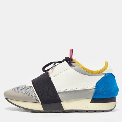 Balenciaga Multicolor Leather and Mesh Race Runner Sneakers Size 37 - Balenciaga - Modalova