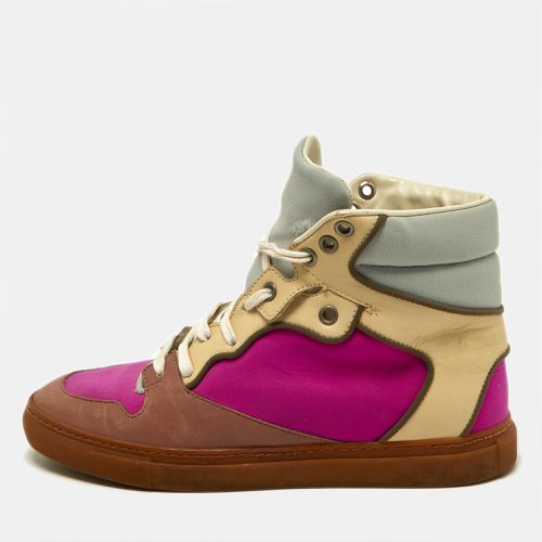 Balenciaga Multicolor Leather And Fabric High Top Sneakers Size 37 - Balenciaga - Modalova