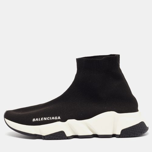 Balenciaga Black Knit Fabric Speed Trainer Sneakers Size 37 - Balenciaga - Modalova