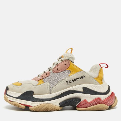 Balenciaga Multicolor Mesh and Nubuck Triple S Sneakers Size 39 - Balenciaga - Modalova