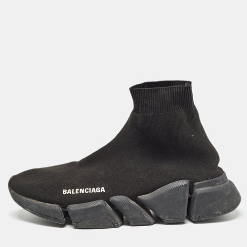 Balenciaga Black Knit Fabric Speed Trainer Sneakers Size 39 - Balenciaga - Modalova