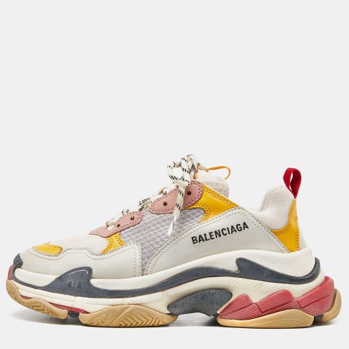 Balenciaga Multicolor Leather and Mesh Triple S Sneakers Size 39 - Balenciaga - Modalova