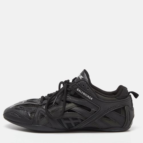 Balenciaga Black Faux Leather and Mesh Drive Sneakers Size 38 - Balenciaga - Modalova