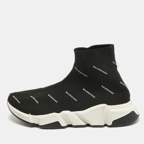 Balenciaga Black Knit Speed Trainer Sneakers Size 38 - Balenciaga - Modalova