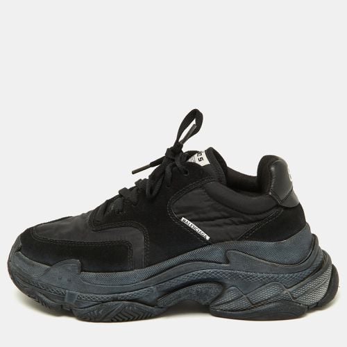 Nylon and Suede Triple S Sneakers Size 38 - Balenciaga - Modalova