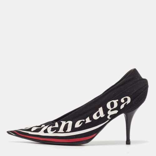 Logo Print Fabric Knife Pumps Size 38 - Balenciaga - Modalova