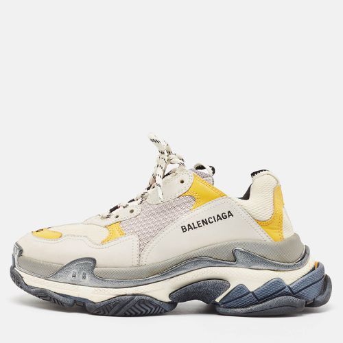 Balenciaga Multicolour Nubuck Leather Triple S Low Top Sneakers Size 40 - Balenciaga - Modalova