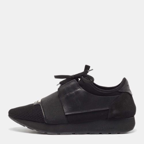 Leather and Mesh Race Runner Sneakers Size 40 - Balenciaga - Modalova