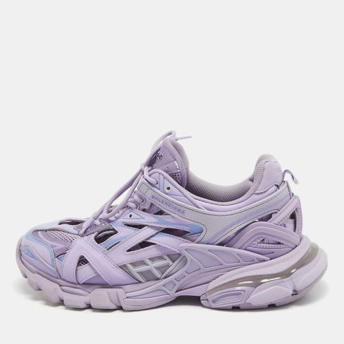 Balenciaga Purple Leather and Mesh Track 2 Sneakers Size 41 - Balenciaga - Modalova