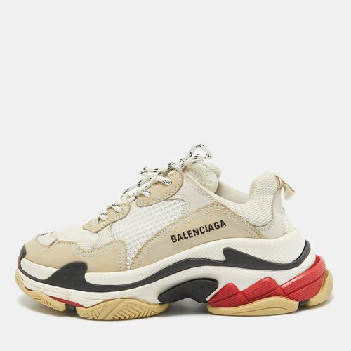 Balenciaga Multicolor Leather and Mesh Triple S Sneakers Size 39 - Balenciaga - Modalova