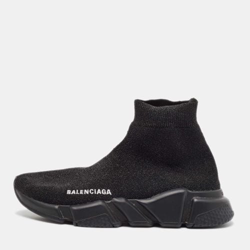 Lurex Fabric Speed Trainer High Top Sneakers Size 38 - Balenciaga - Modalova