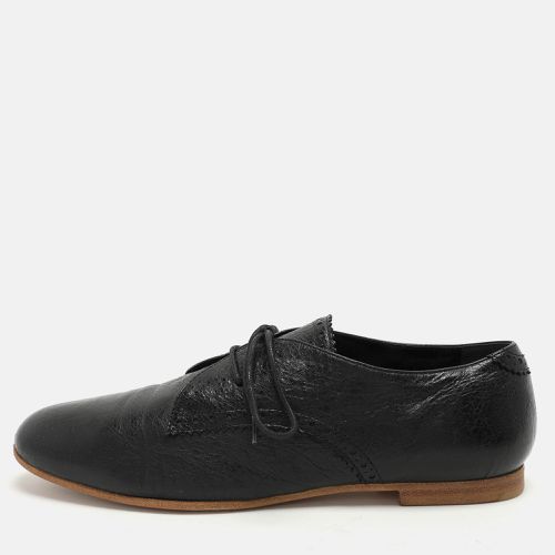 Balenciaga Black Leather Lace Up Derby Size 39.5 - Balenciaga - Modalova