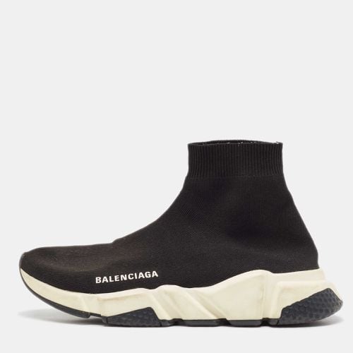 Knit Fabric Speed Trainer High Top Sneakers Size 39 - Balenciaga - Modalova