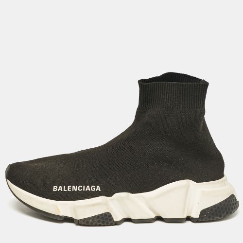 Balenciaga Black Knit Fabric Speed Slip On Sneakers Size 36 - Balenciaga - Modalova