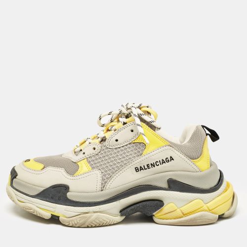 Balenciaga Multicolor Leather and Mesh Triple S Low Top Sneakers Size 40 - Balenciaga - Modalova