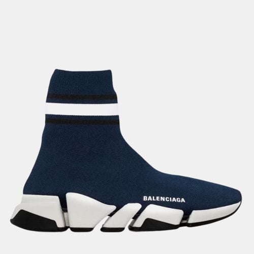 Navy Blue Speed 2.0 Sneaker - Balenciaga - Modalova