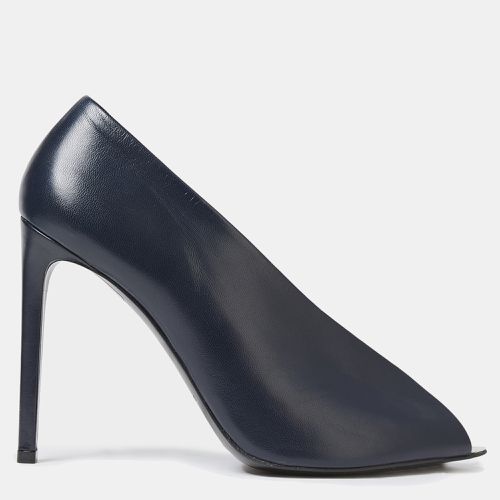 Balenciaga Navy Blue Leather High Heel Pumps 37.5 - Balenciaga - Modalova