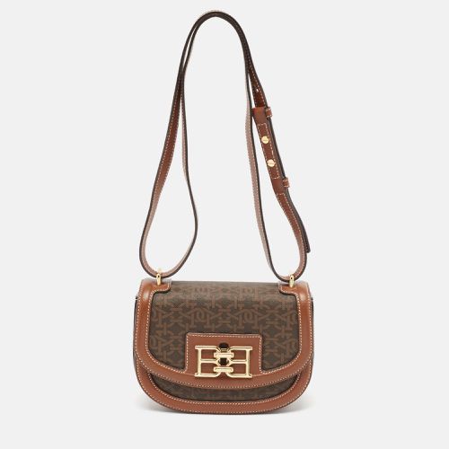 Bally Brown Monogram Coated Canvas and Leather Mini Bailey Crossbody Bag - Bally - Modalova