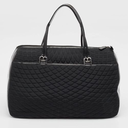 Bally Black Quilted Nylon and Leather Duffel Bag - Bally - Modalova