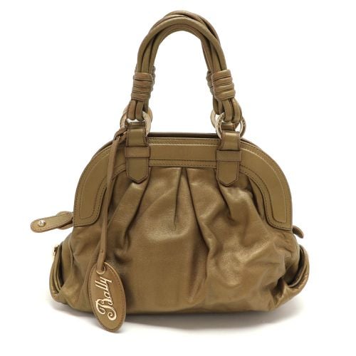 Bally Metallic Olive Leather Satchel - Bally - Modalova