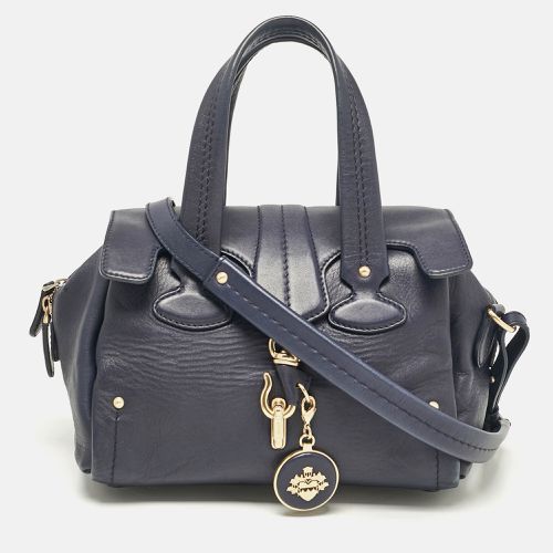 Bally Navy Blue Leather Madrielle Satchel - Bally - Modalova