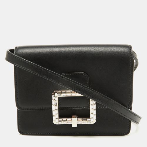 Bally Black Leather Mirco Julyet Crystal Crossbody Bag - Bally - Modalova