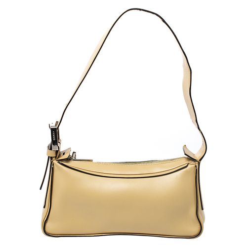 Bally Light Yellow Leather Zip Shoulder Bag - Bally - Modalova