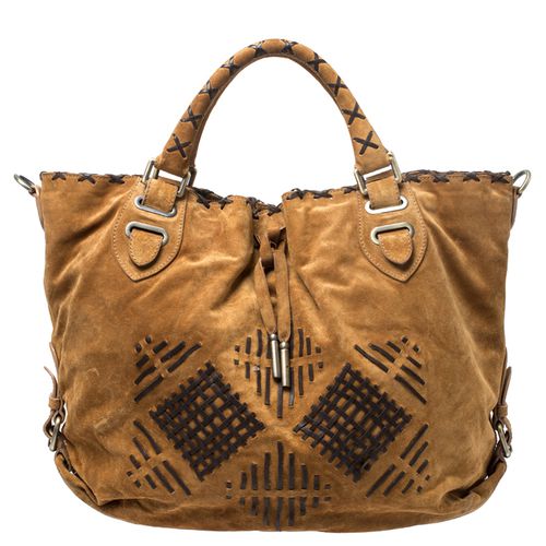 Bally Brown Suede and Leather Shopper Tote - Bally - Modalova