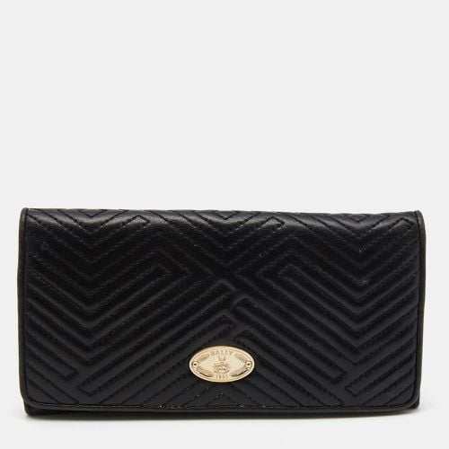 Bally Black Quilted Leather Continental Wallet - Bally - Modalova