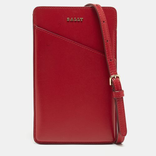 Bally Red Leather Document Crossbody Bag - Bally - Modalova