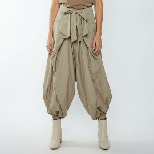 Draped Poplin Sargon Pants S - Balmain - Modalova