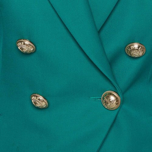 Wool Double Breasted Tailored Blazer S - Balmain - Modalova