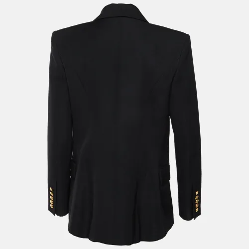Wool Double Breasted Blazer L - Balmain - Modalova