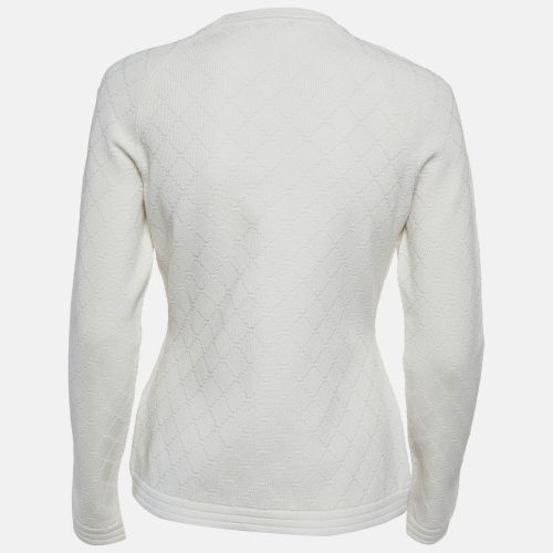 Textured Knit Pullover L - Balmain - Modalova