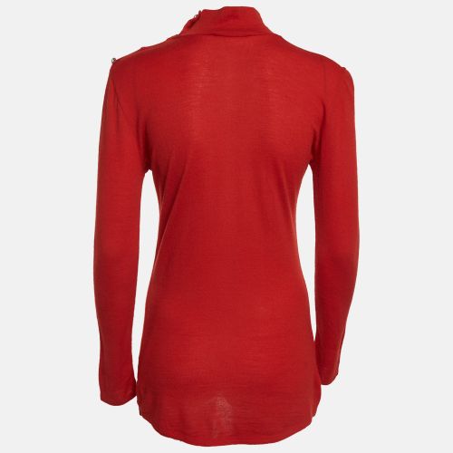 Knit Turtle Neck Pullover L - Balmain - Modalova